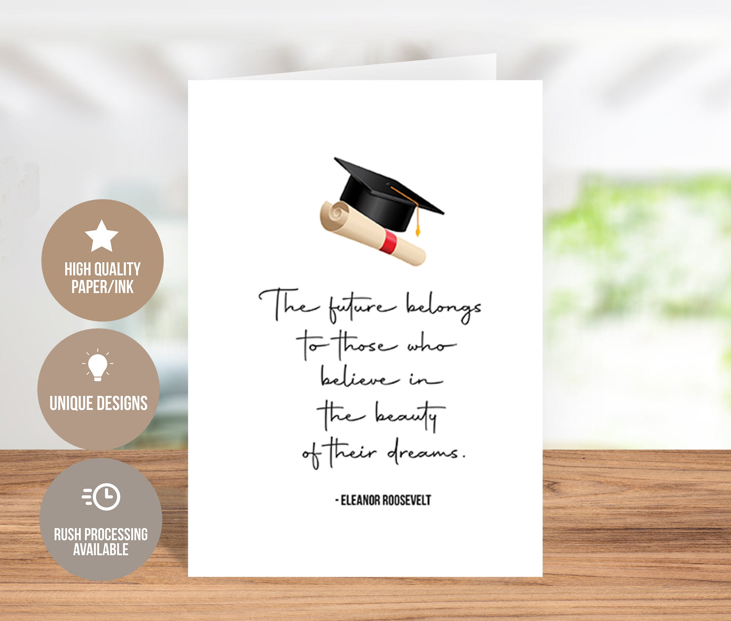 Inspirational Graduation Card For Her