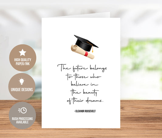 Inspirational Graduation Card For Her