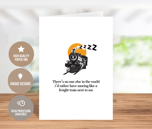 Sleepy Companion Funny Greeting Card