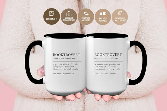 Booktrovert Definition Minimalistic Gift
