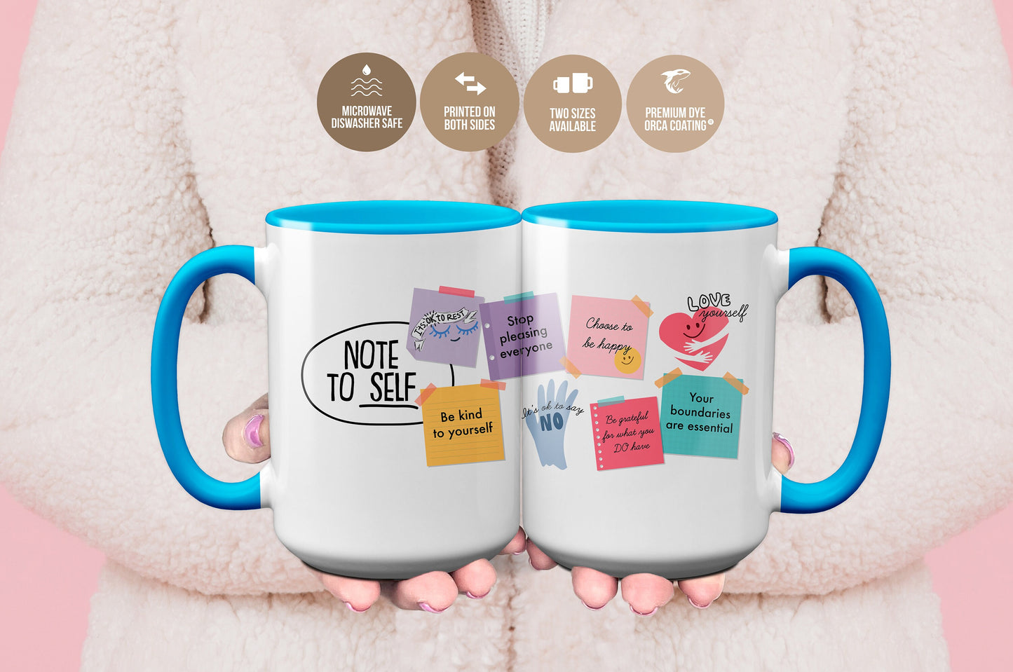 Note To Self Positive Affirmation Mug