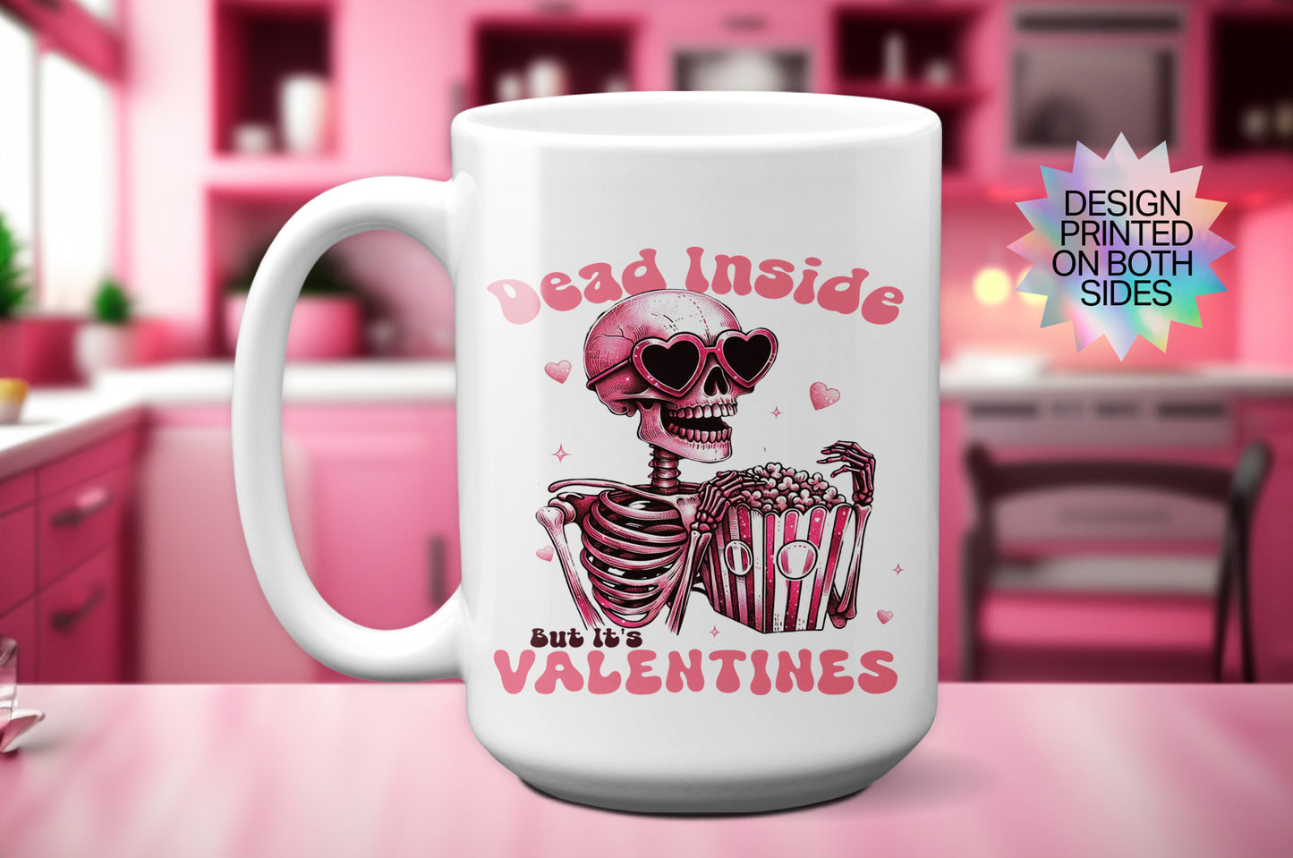 Funny "Dead Inside But It’s Valentine’s" Mug