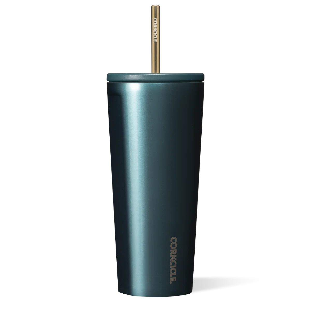 Laser Engraved Corkcicle 24 oz Cold Cup Tumbler with Straw