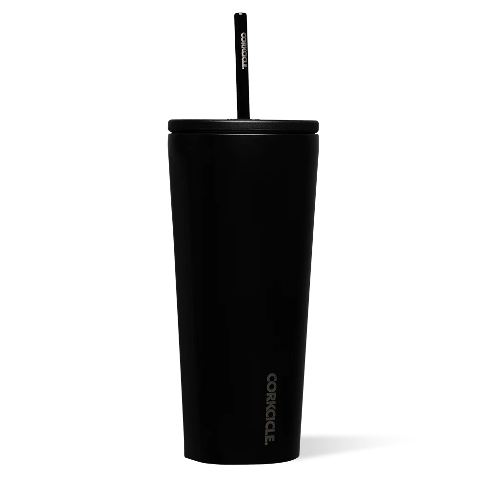Laser Engraved Corkcicle 24 oz Cold Cup Tumbler with Straw