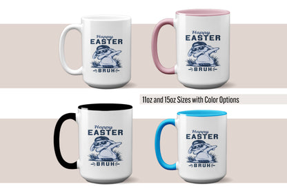 Funny "Happy Easter, Bruh" Coffee Mug