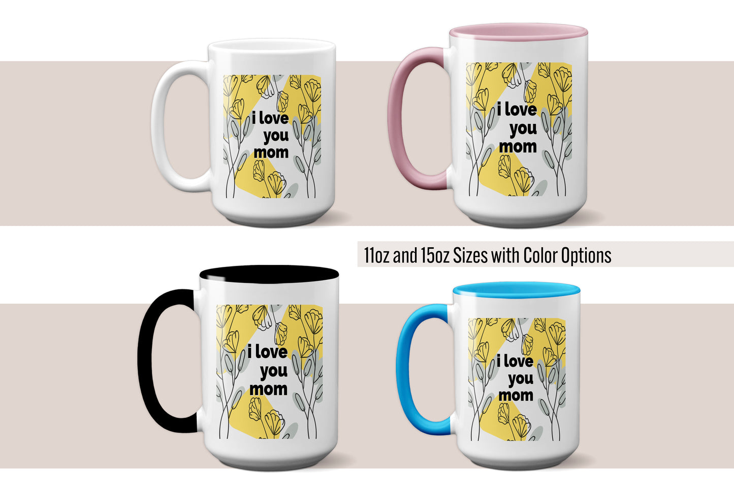 Mother's Day Mug "I Love You Mom"-Heartfelt Present