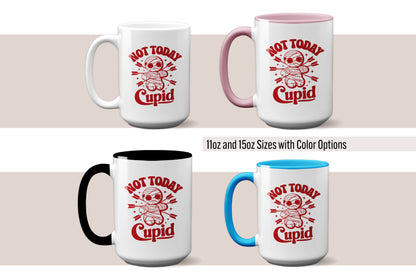 Fun "Not Today, Cupid" - Voodoo Doll Valentine’s Day Mug