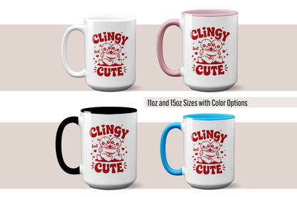 Fun "Clingy but Cute" Voodoo Doll Valentine’s Day Mug