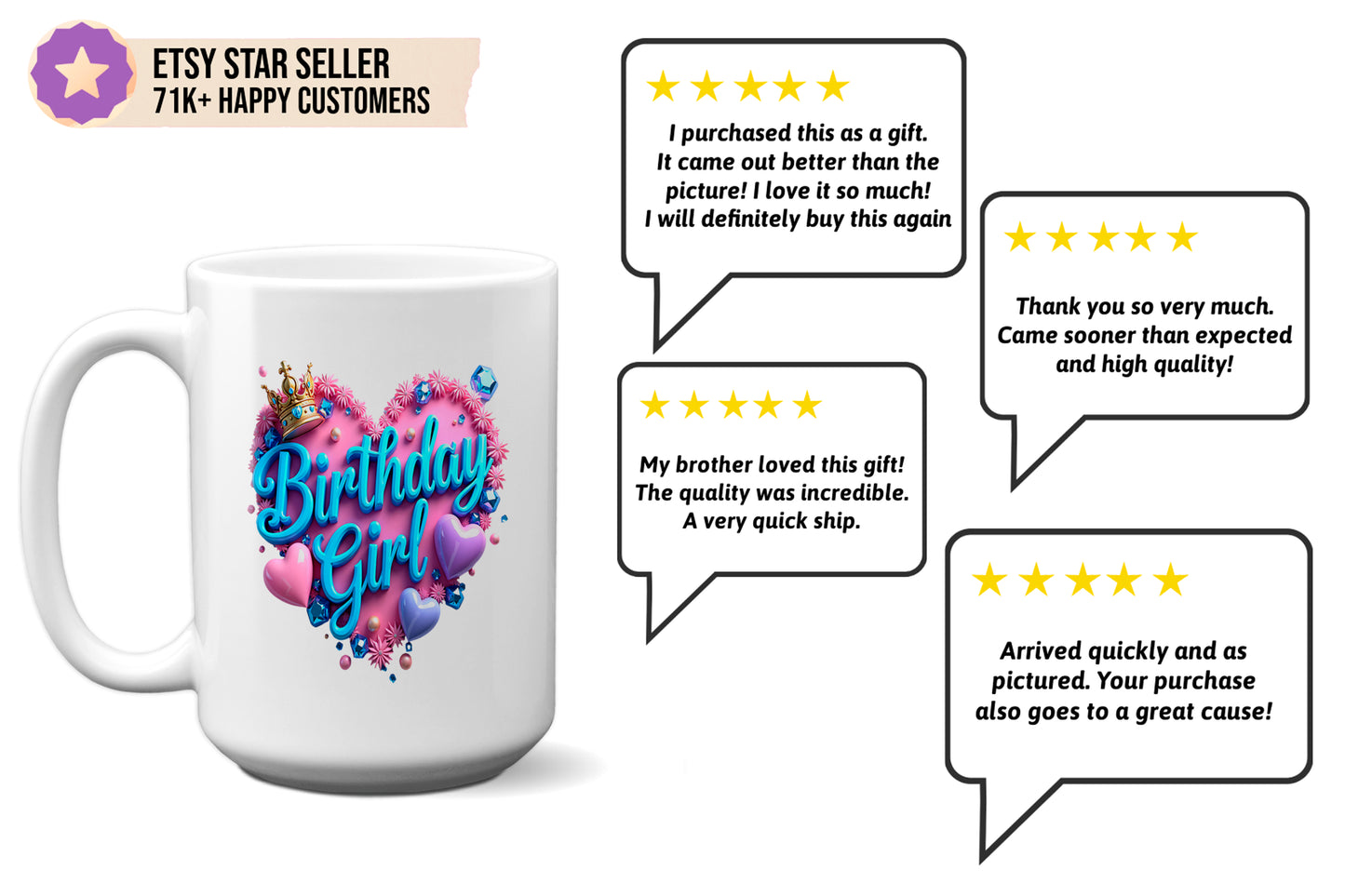 Fun "Birthday Girl" Mug