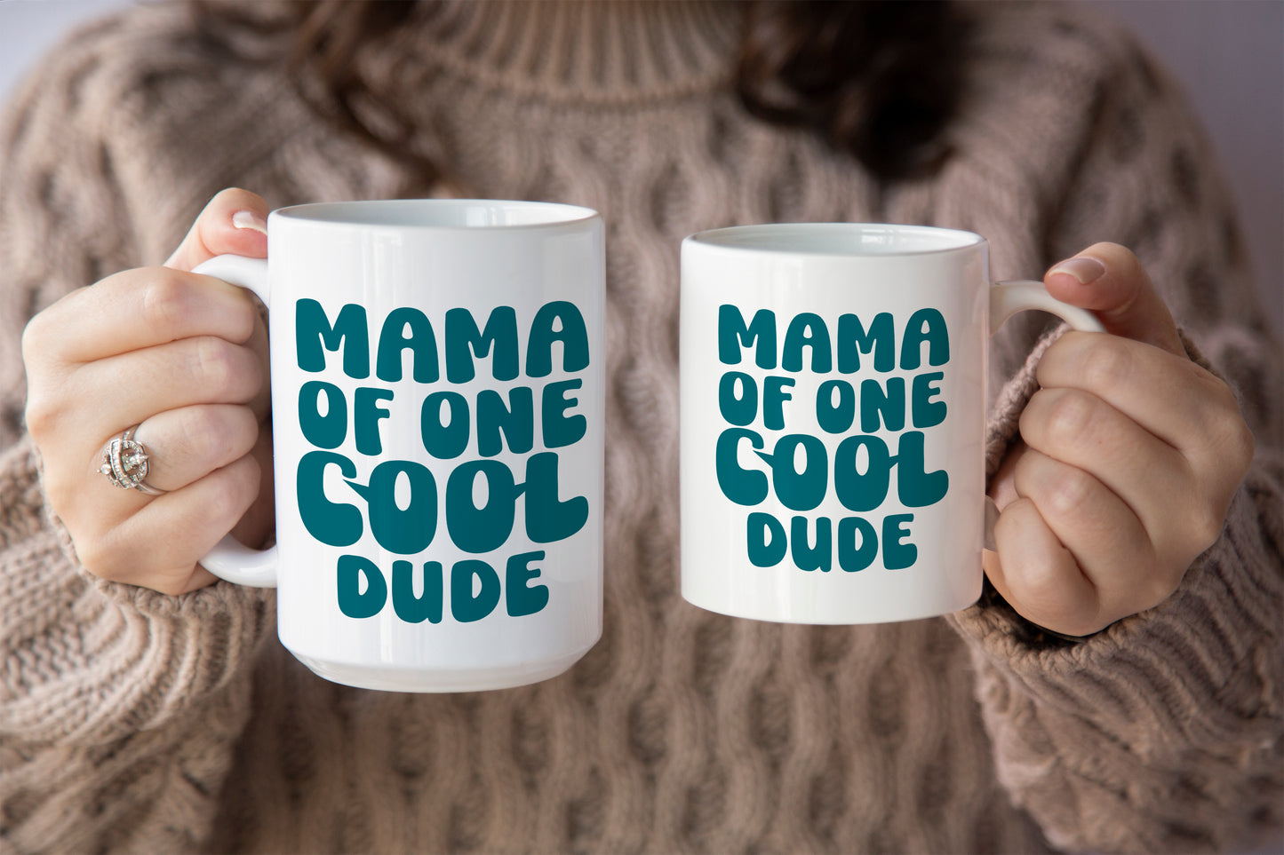 Fun "Mama of One Cool Dude" Mug