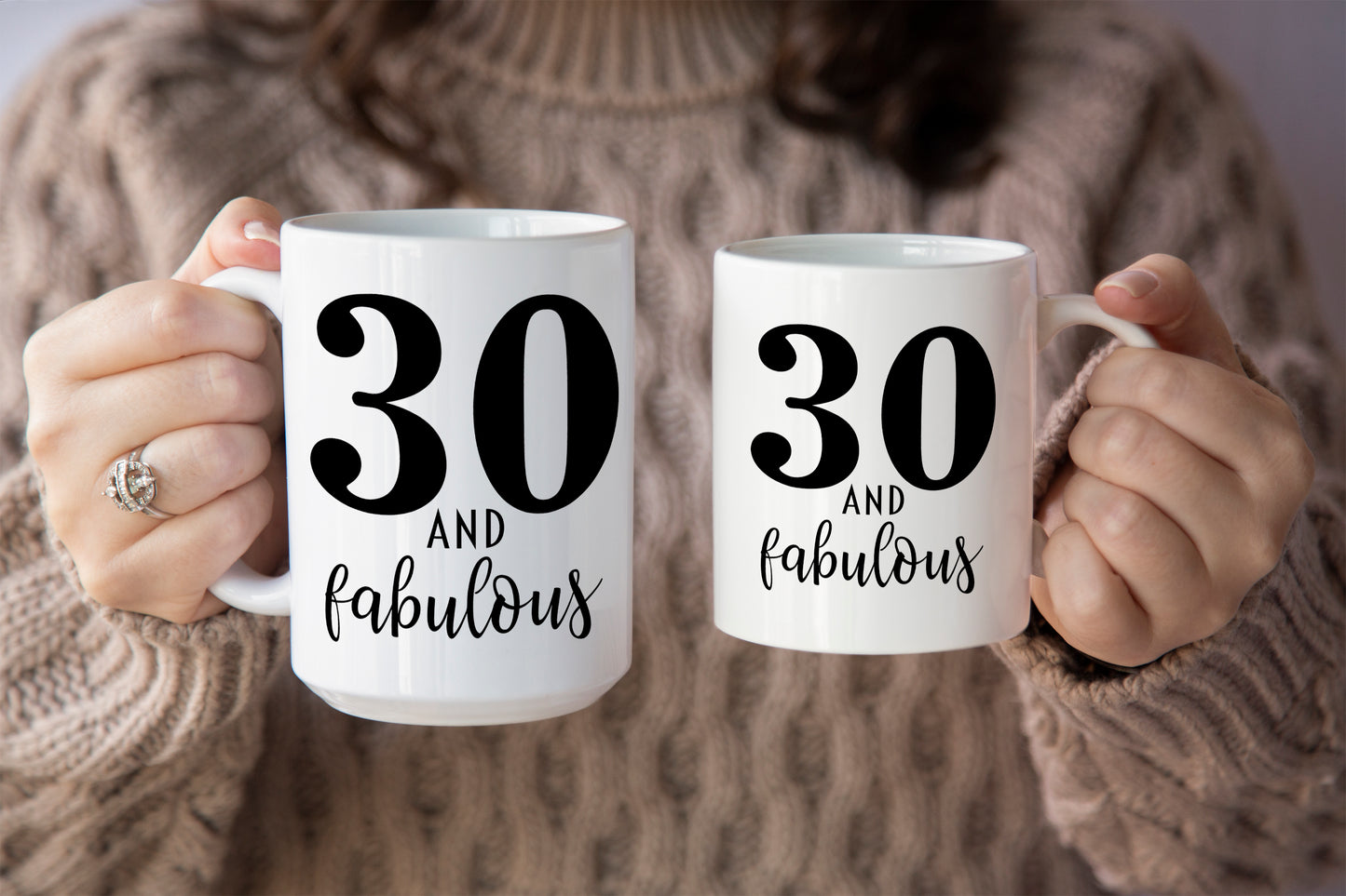 Fun "30 and Fabulous" Mug