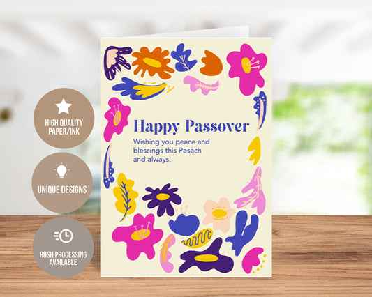 Happy Passover Vibrant Card