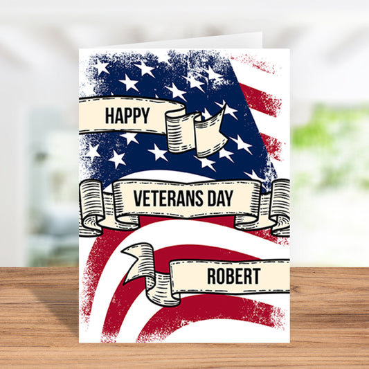 Veterans Day "Happy Veterans Day" Greeting Card