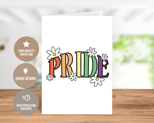 Pride Greeting Card - LGBTQ+ Celebration