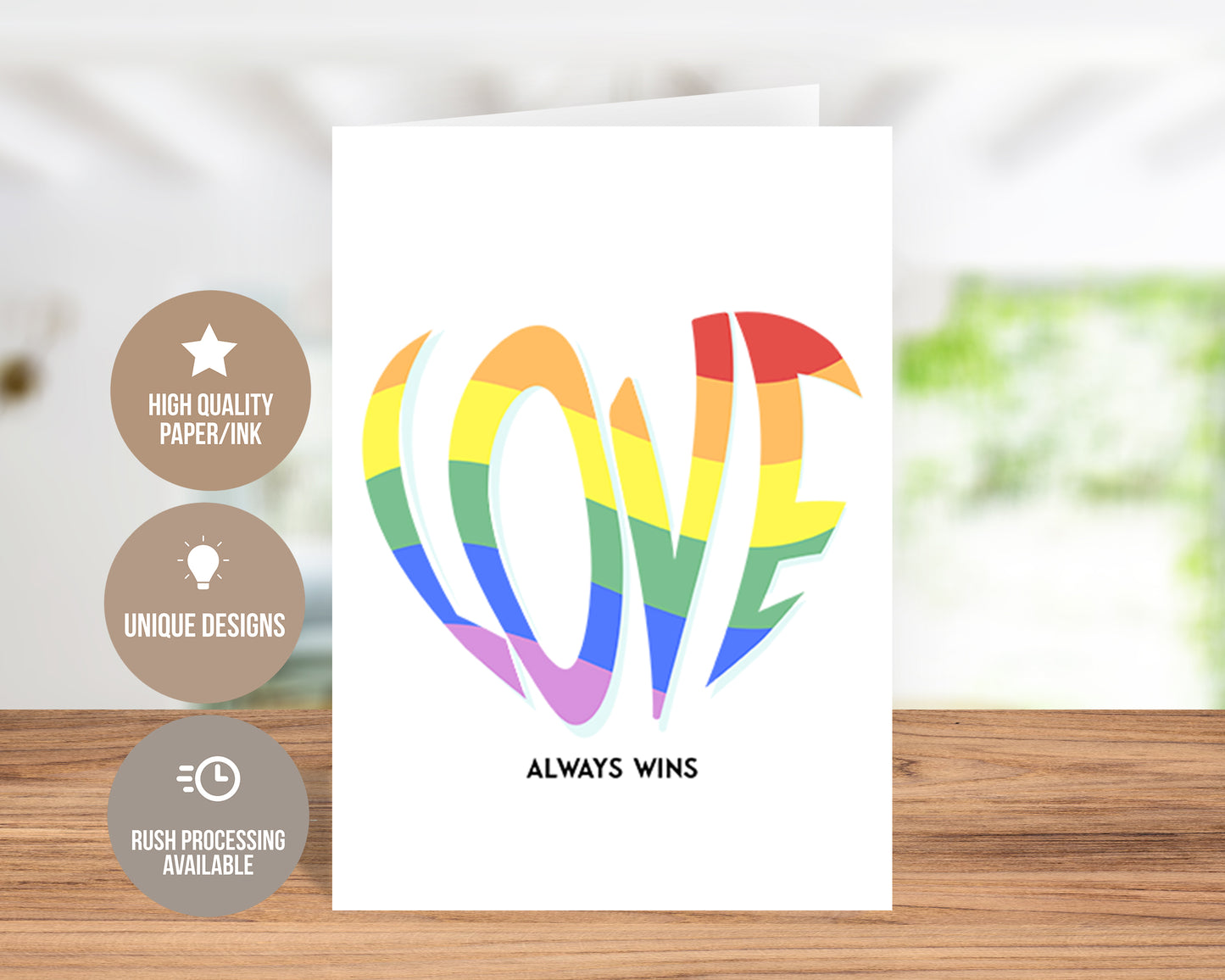 Love Always Wins Card