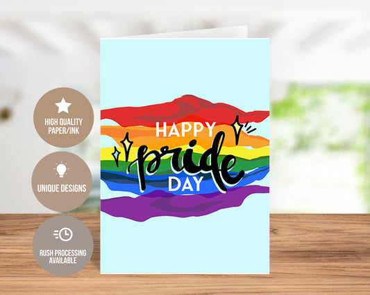 Happy Pride Day Pride Awareness Card