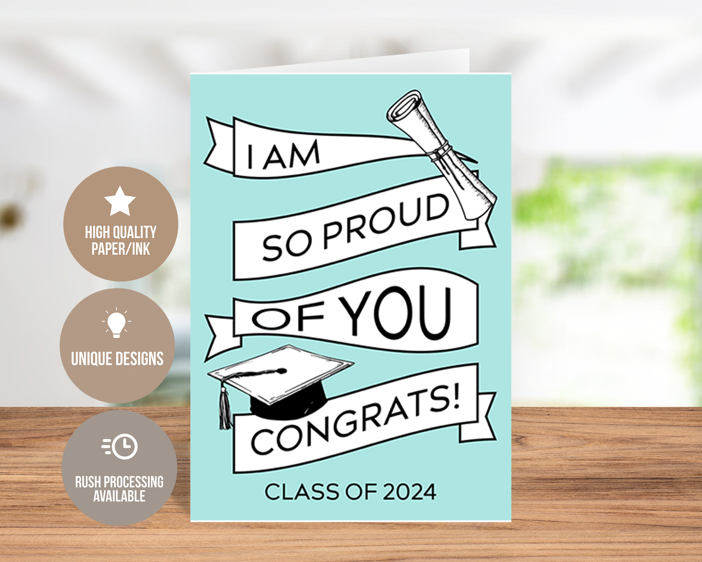 I Am Proud Of You Graduation Greeting Card