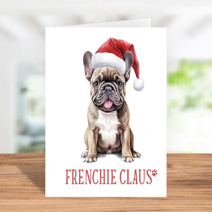 Special "Frenchie Claus" Christmas Card