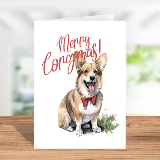 Special "Merry Corgmas" Christmas Card