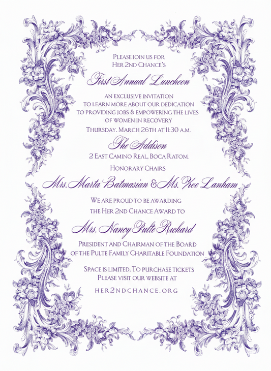 Her 2nd Chance’s First Annual Women’s Event