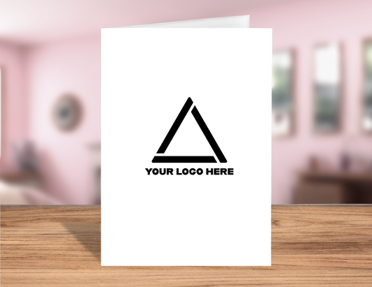 Personalized Greeting Card with Company Logo