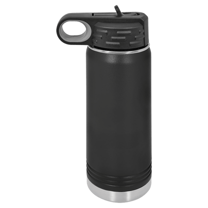 Custom 20 oz Laser Engraved Water Bottle