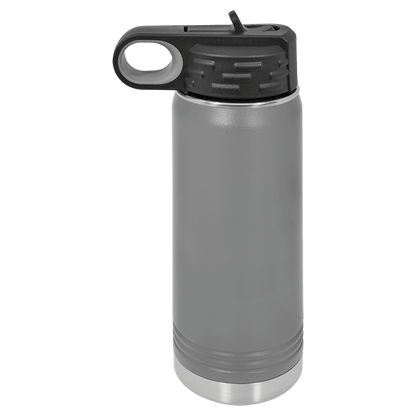 Custom 20 oz Laser Engraved Water Bottle