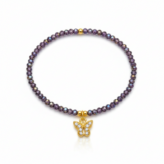 LOR - D2 / Single Strand Crystal Bracelet (2mm)