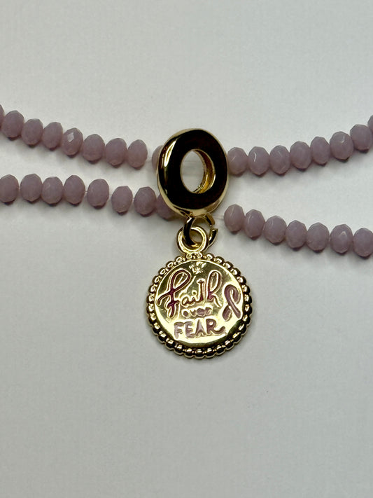 Faith over Fear Charm Bracelet