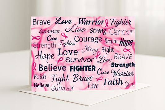 Breast Cancer Greeting Card