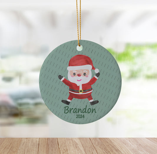 Santa Claus Custom Ornament O113