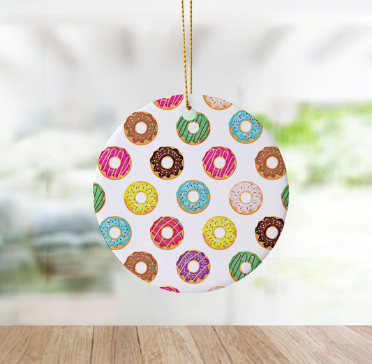 Sweet Treat Donut Christmas Ornament