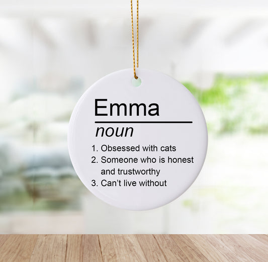 Personalized Name Ornament