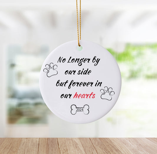 Forever In Our Hearts Pet Memorial Ornament
