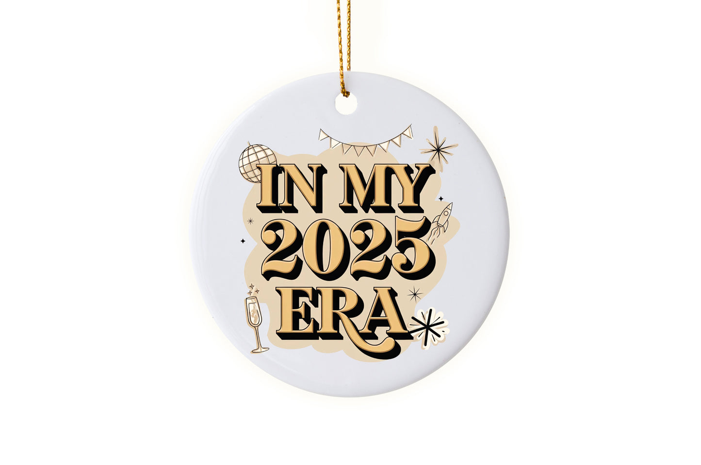 Unique "In My 2025 Era" New Year Ornament