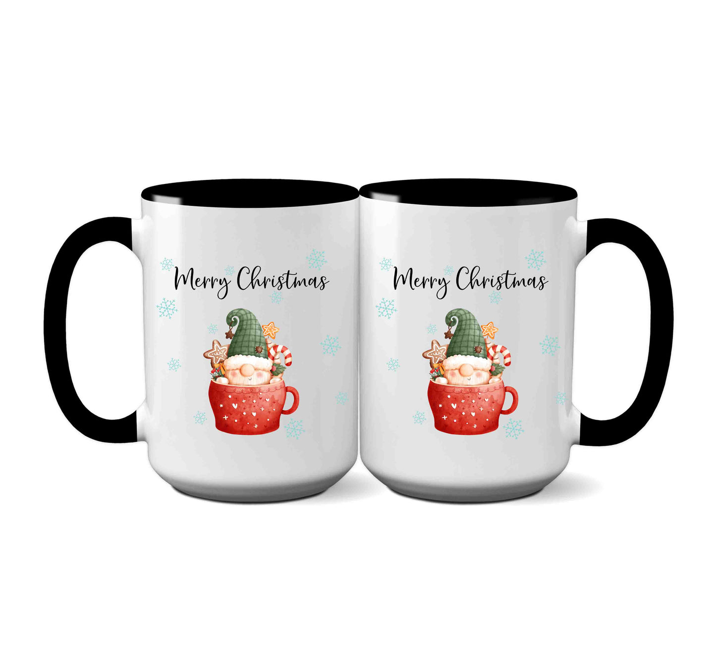 Whimsical "Merry Christmas" Gnome Mug