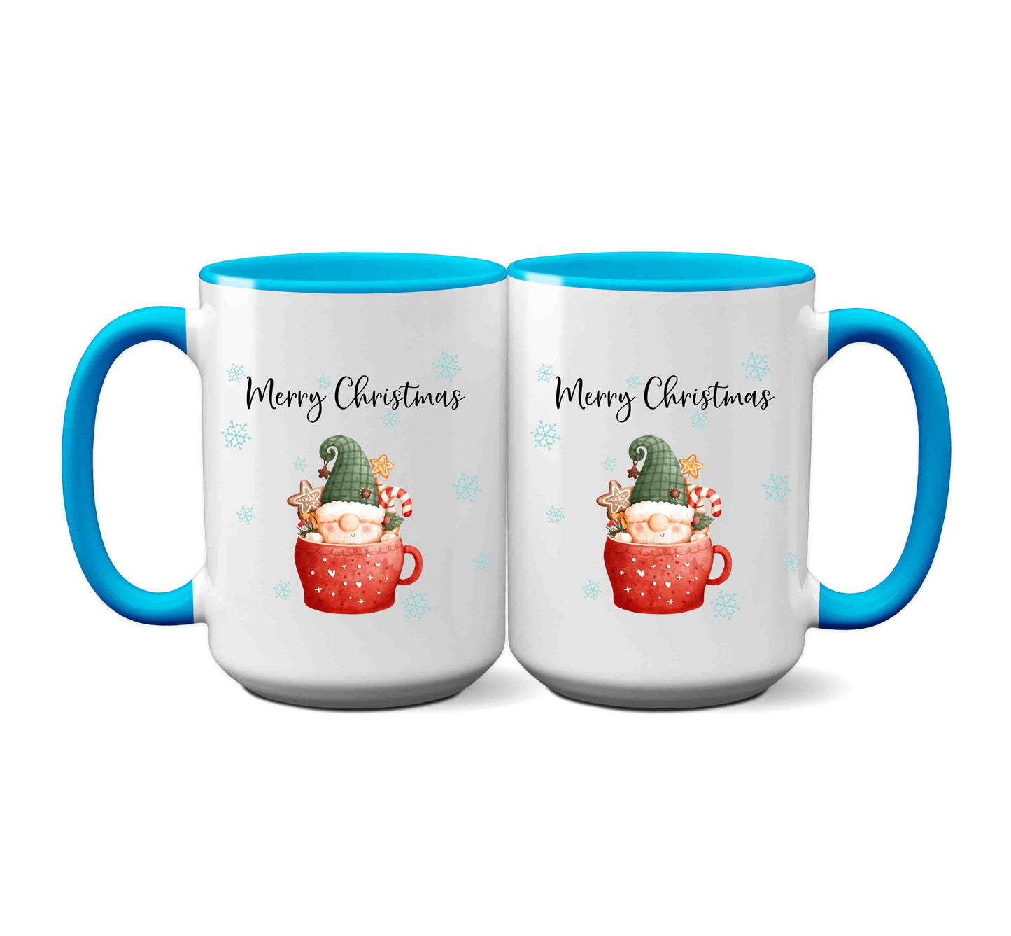 Whimsical "Merry Christmas" Gnome Mug