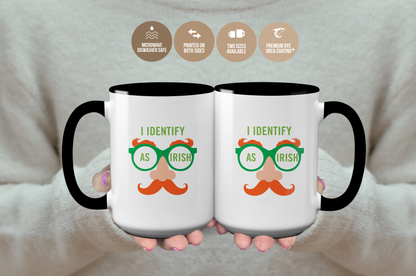 I Identify As Irish Funny Mug