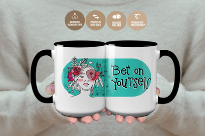 Bet On Yourself' Inspirational Mug