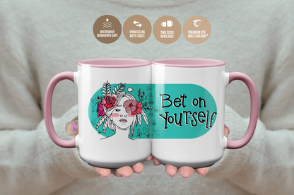 Bet On Yourself' Inspirational Mug