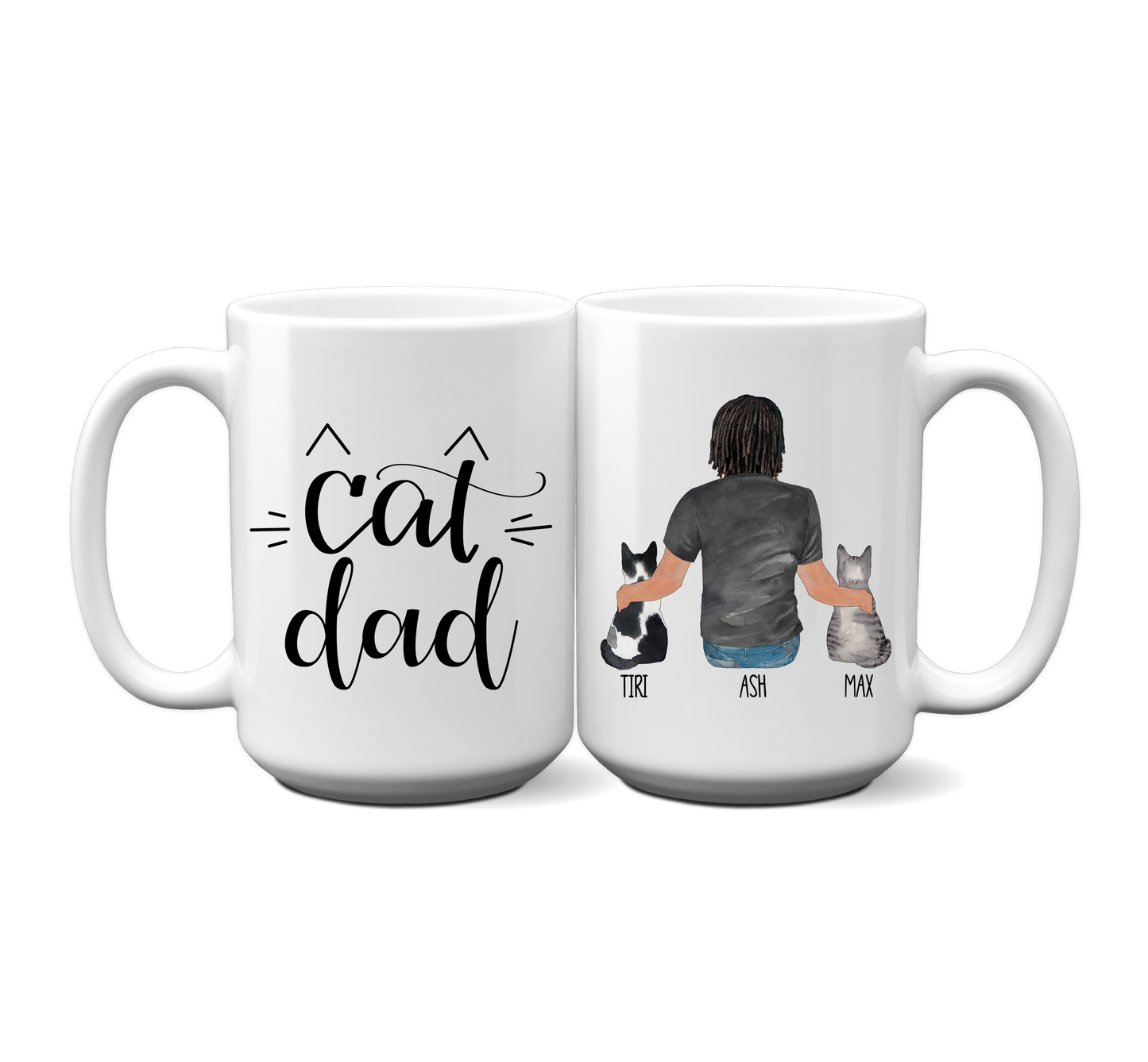 Cat Dad - Personalized Mug