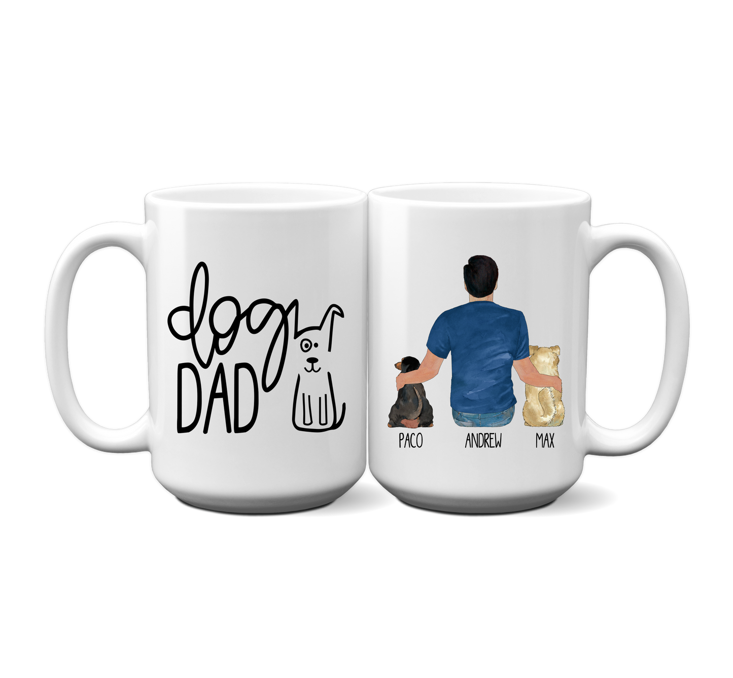 Dog Dad - Personalized Mug
