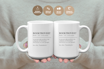 Booktrovert Definition Minimalistic Gift
