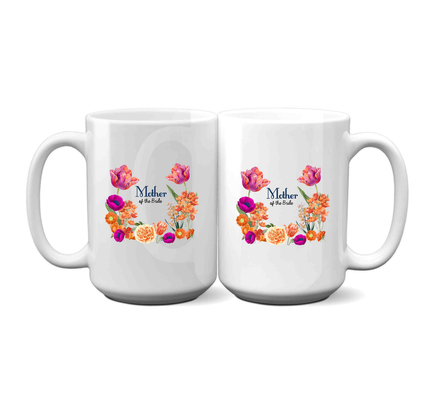 Floral Mother Of The Bride Mug