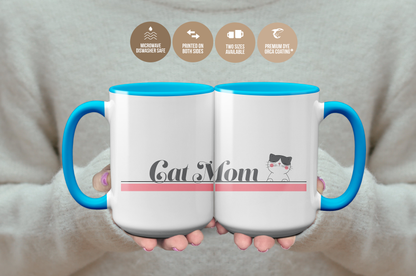Cat Mom Mug Gift For Cat Lovers