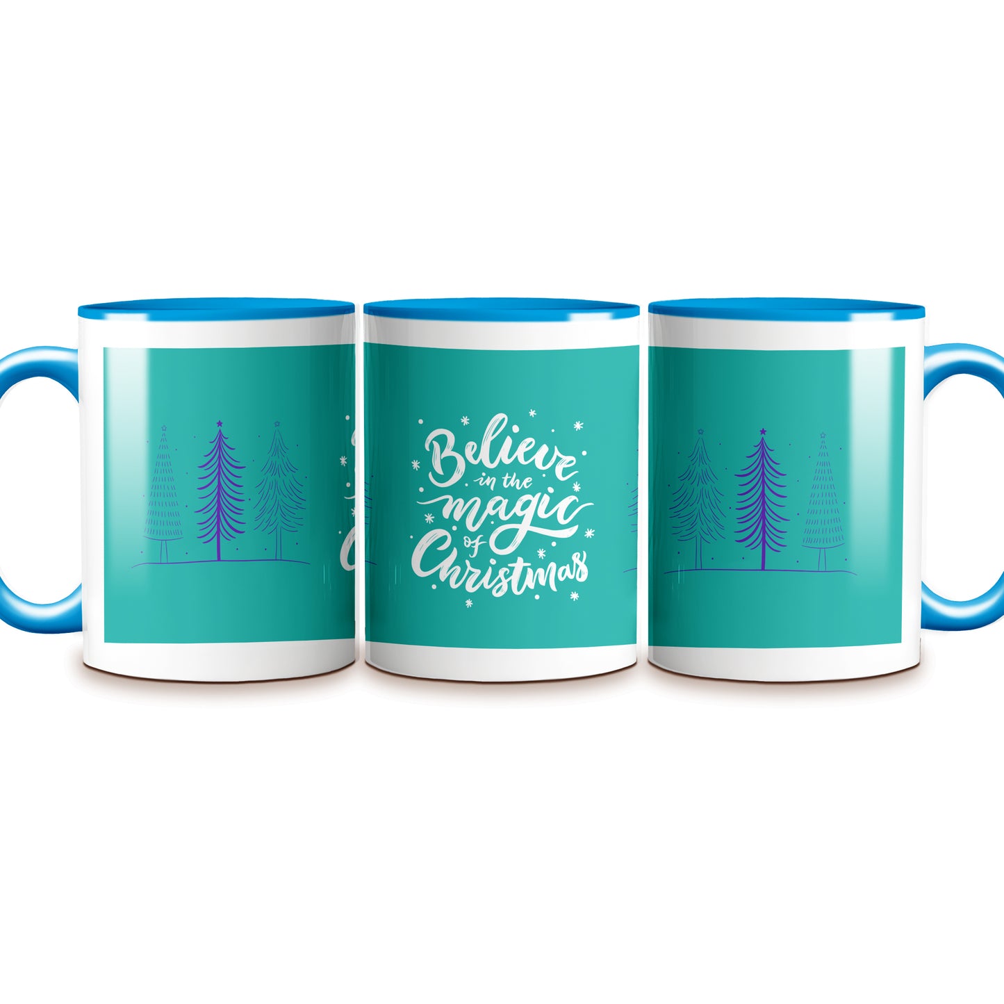 Beautiful "Believe in the Magic of Christmas" Mug