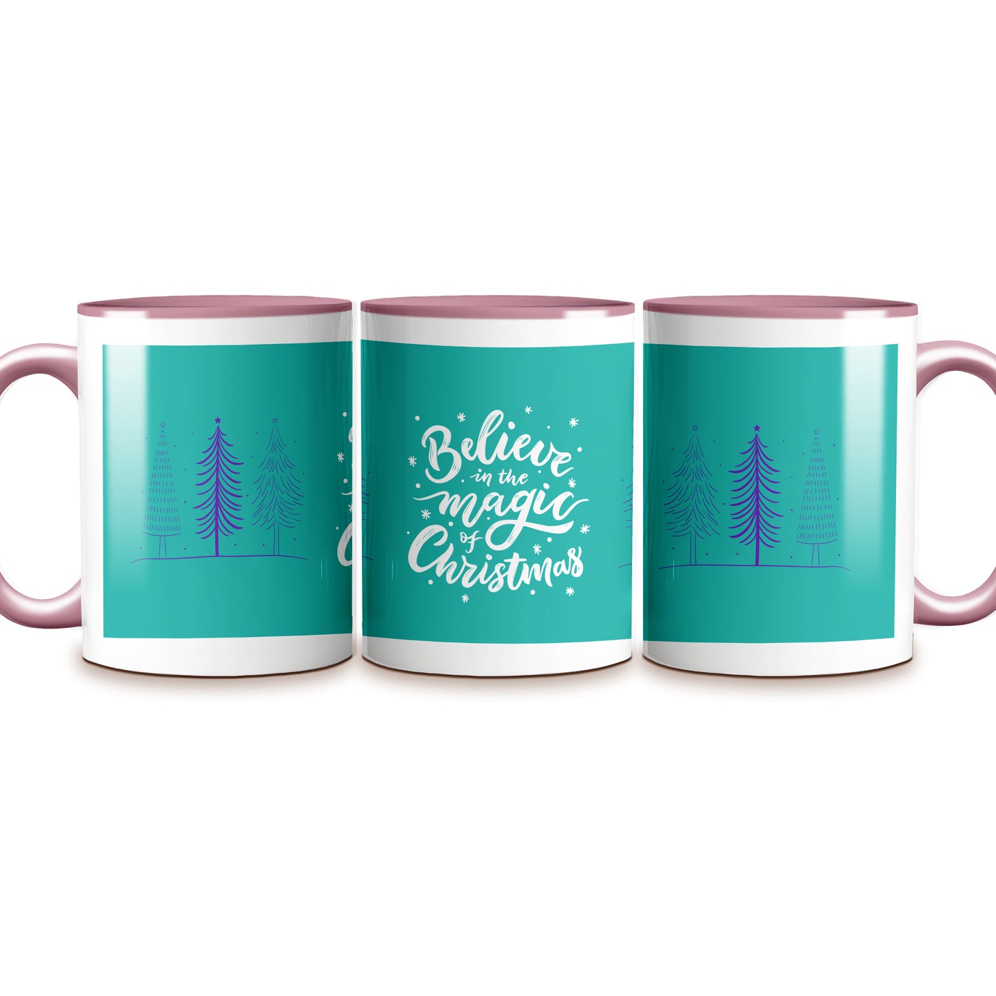 Beautiful "Believe in the Magic of Christmas" Mug