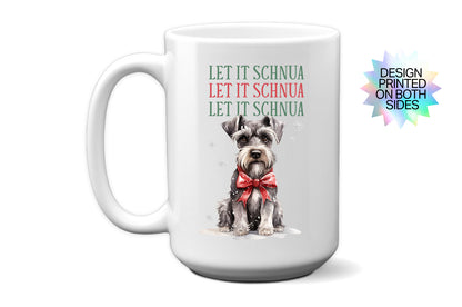 Festive "Let it Schnua" Holiday Mug