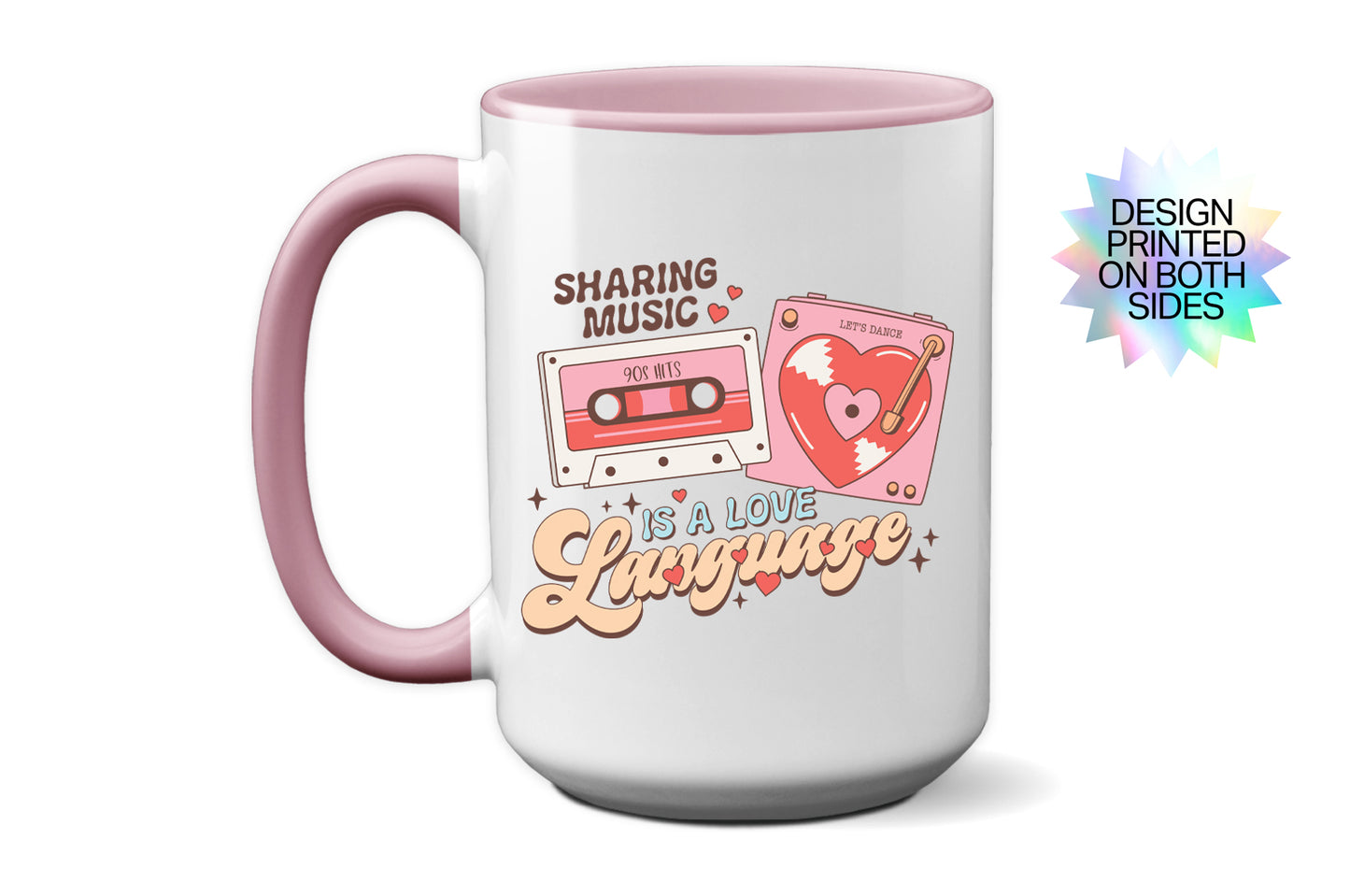 Music Lovers "Sharing Music is a Love Language" Mug