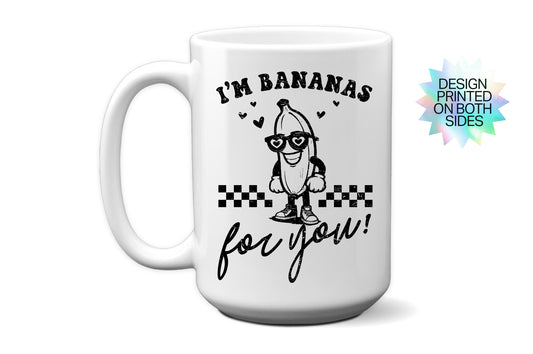 Fun "I’m Bananas for You" Valentine’s Day Mug